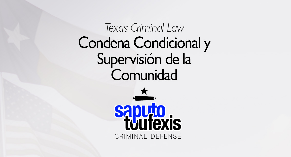 Condena Condicional y Supervisión de la Comunidad