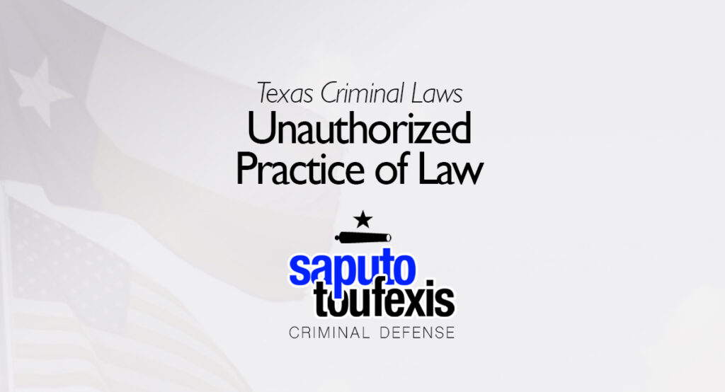 The texas unauthorized practice of law crime pc 38 123