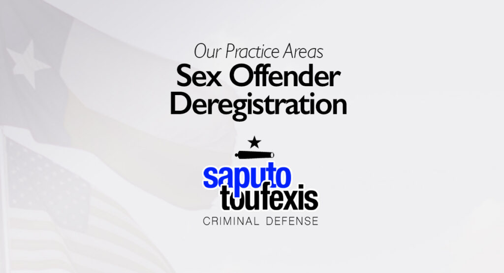 Sex Offender Deregistration In Texas